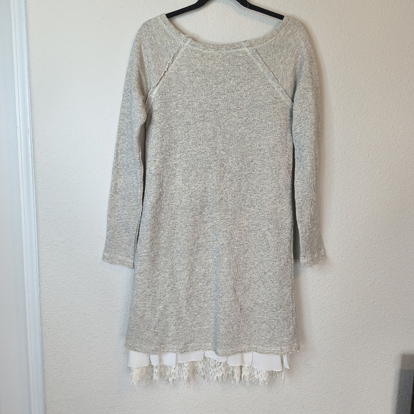 Sundance BestFriends Terry Oversized Tunic Sweater Dress Grunge Size XS - Picture 5 of 9